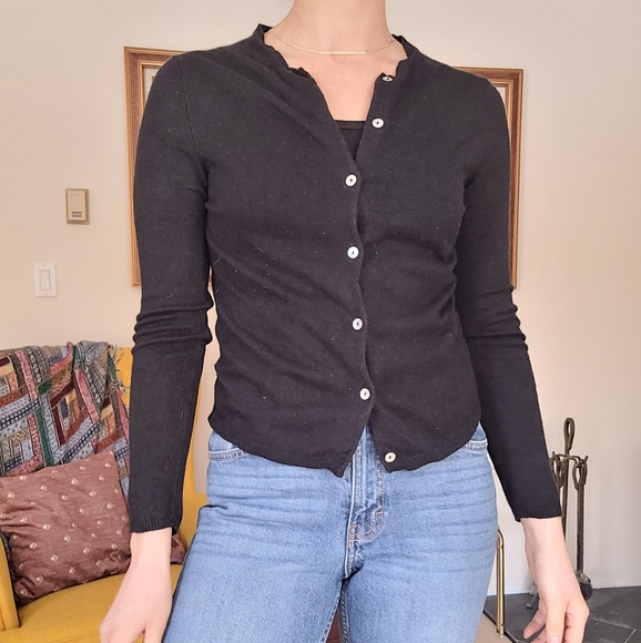 Silk cashmere cardigan - Picture 2 of 5